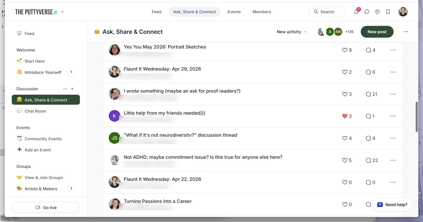 Ask, Share & Connect