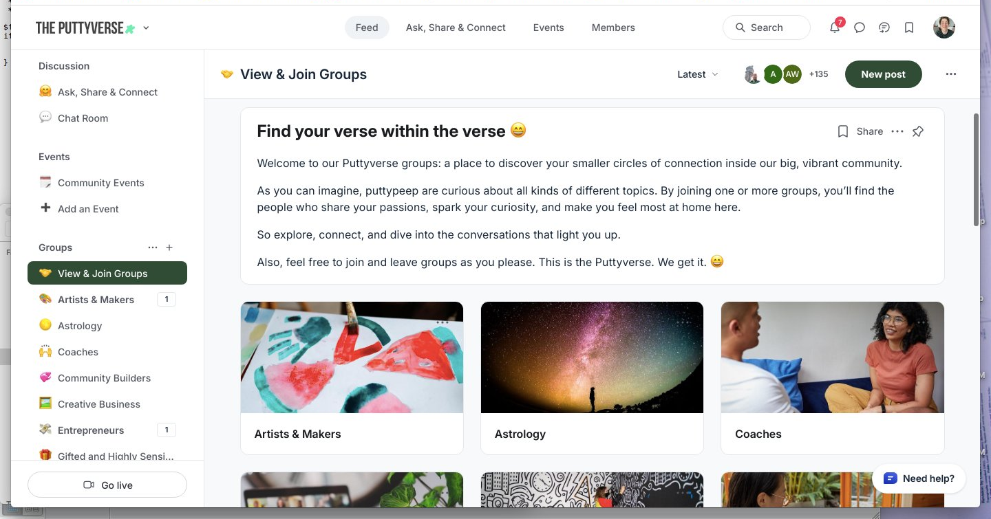 Groups